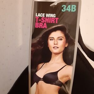 34B Self Expressions Lace Wing T-Shirt Bra